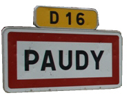 Paudy Sign